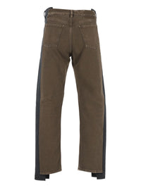 Maison Margiela Maison Margiela Men "Spliced" Cotton Jeans