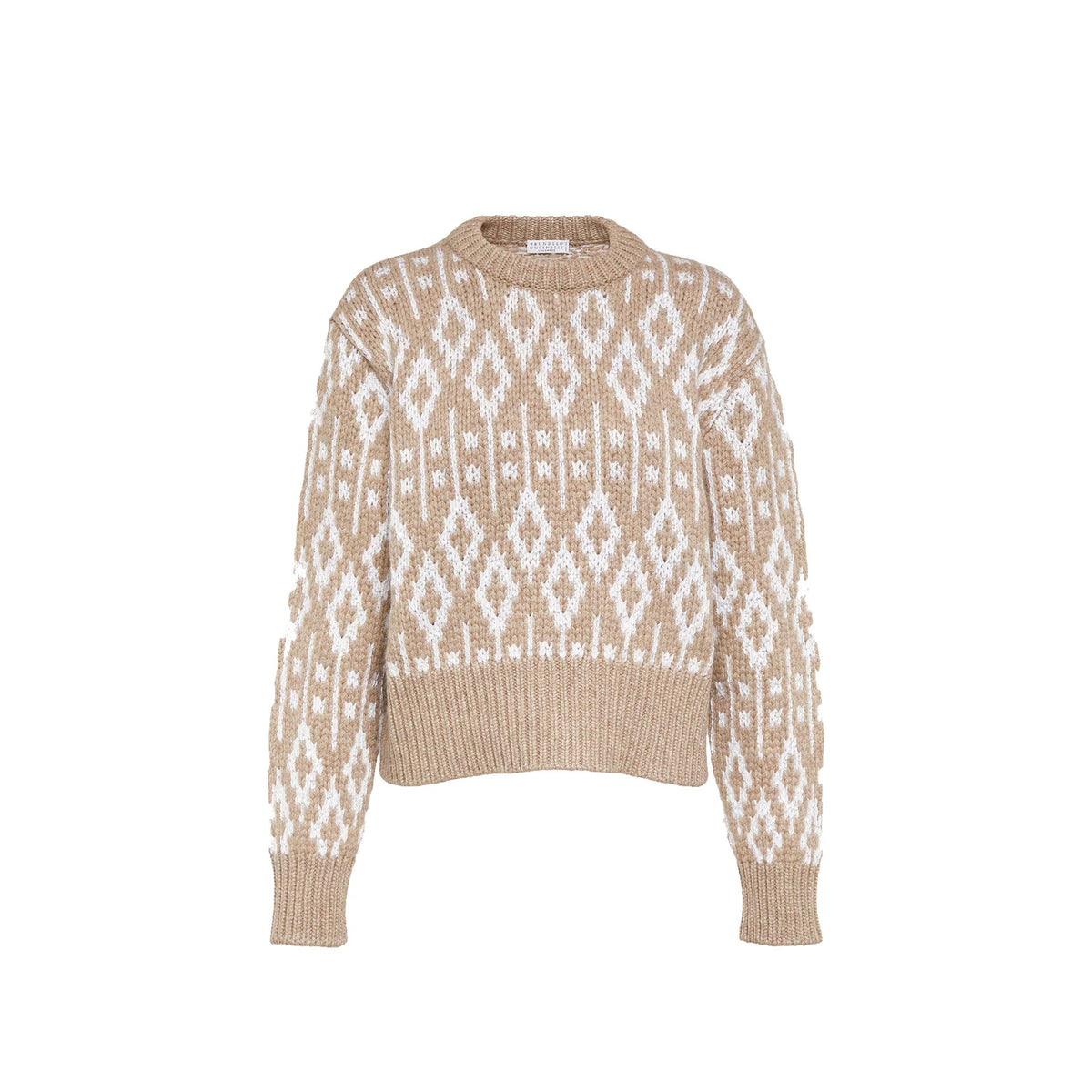 Brunello Cucinelli Brunello Cucinelli Jacquard Cashmere Sweater Women