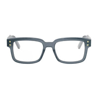 Dior Dior Eyeglasses Square Full Rim, Glossy Blue Frame and Clear Demo Lenses Lens CDDIAMONDOS8I3000