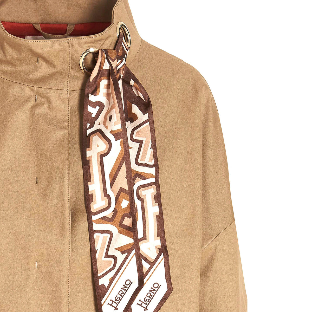 Herno Herno Scarf Detailed Trench Coat Women