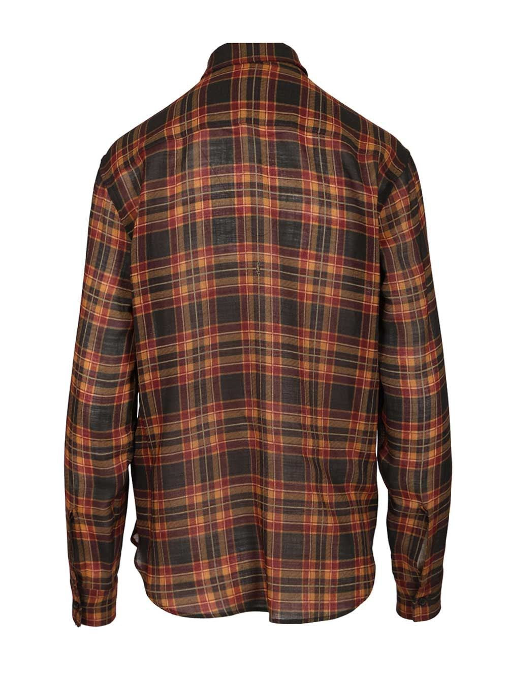 Saint Laurent Women Lavalliére Cassandre Shirt
