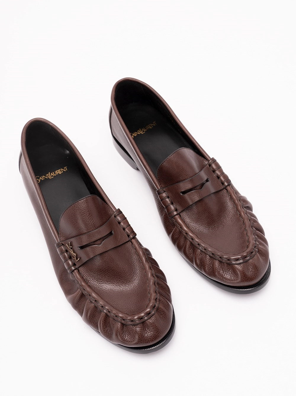 Saint Laurent Men Le Loafer Supple In Matte Leather