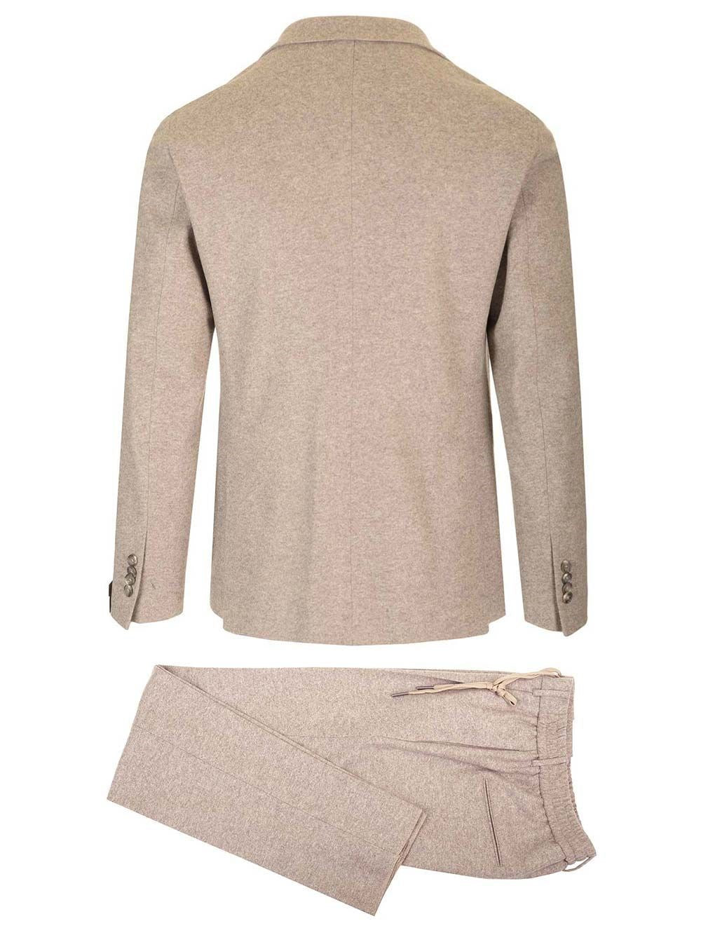 Tagliatore Tagliatore Men Montecarlo Dress Emptied In Super 100S Wool Jersey