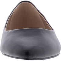 Moana Womens Faux Leather Slip On Flats