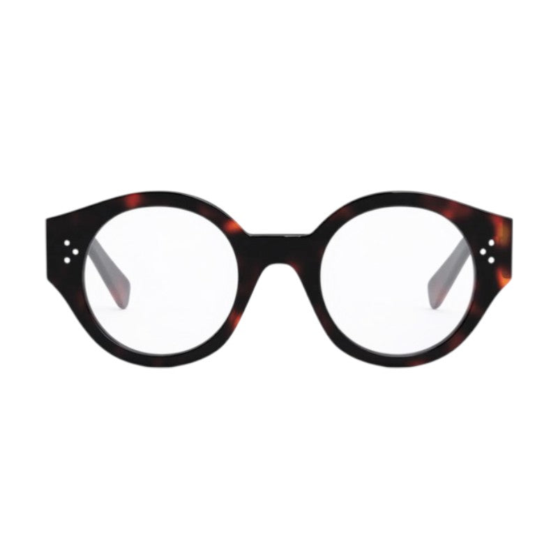 Celine Eyeglasses Rectangle Full Rim, Shiny Black Frame and Clear Demo Lens Lens CL50123I001