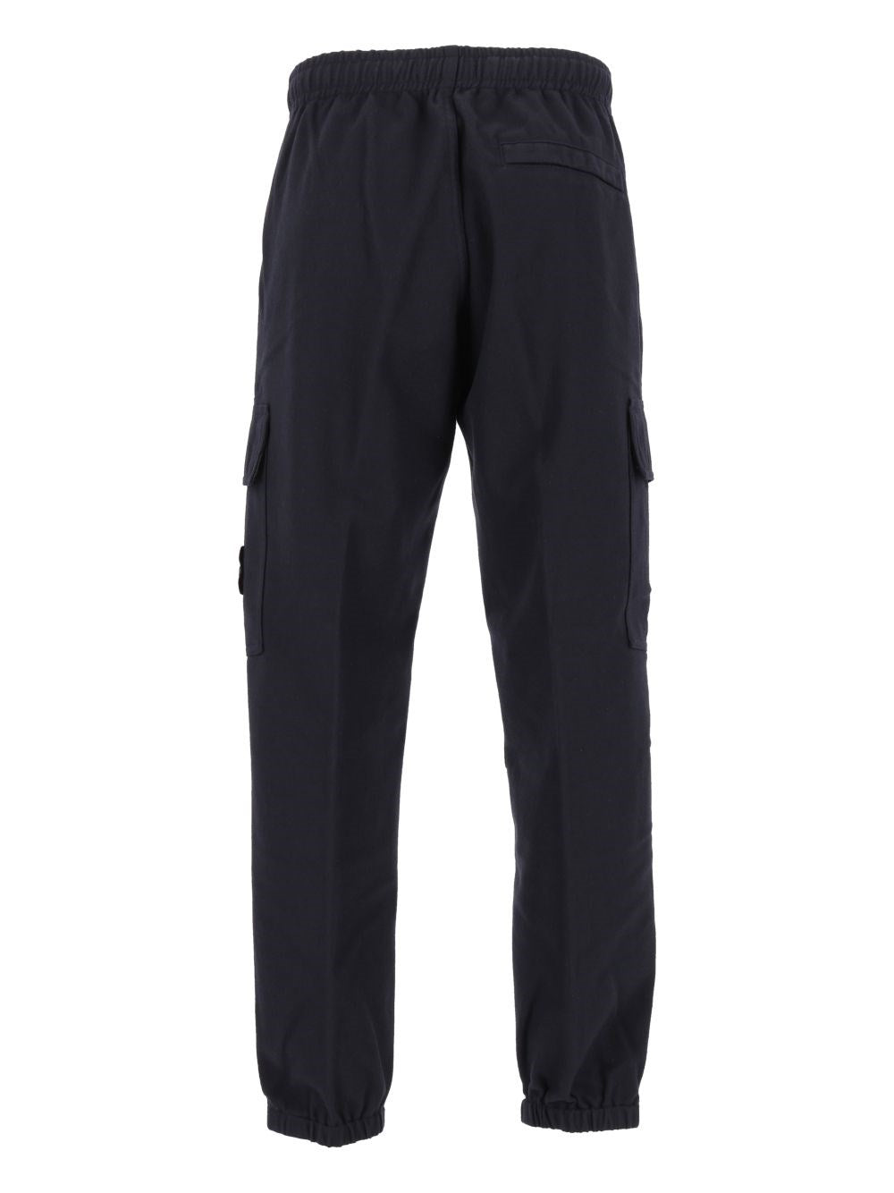 Stone Island Men Wool And Nylon Flannel Jogger Trousers