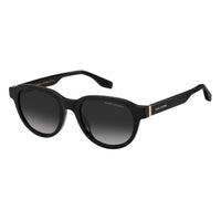 Marc Jacobs Sunglasses Oval Full Rim, Black Frame and Grey Gradient Lens MARC684/S08079O