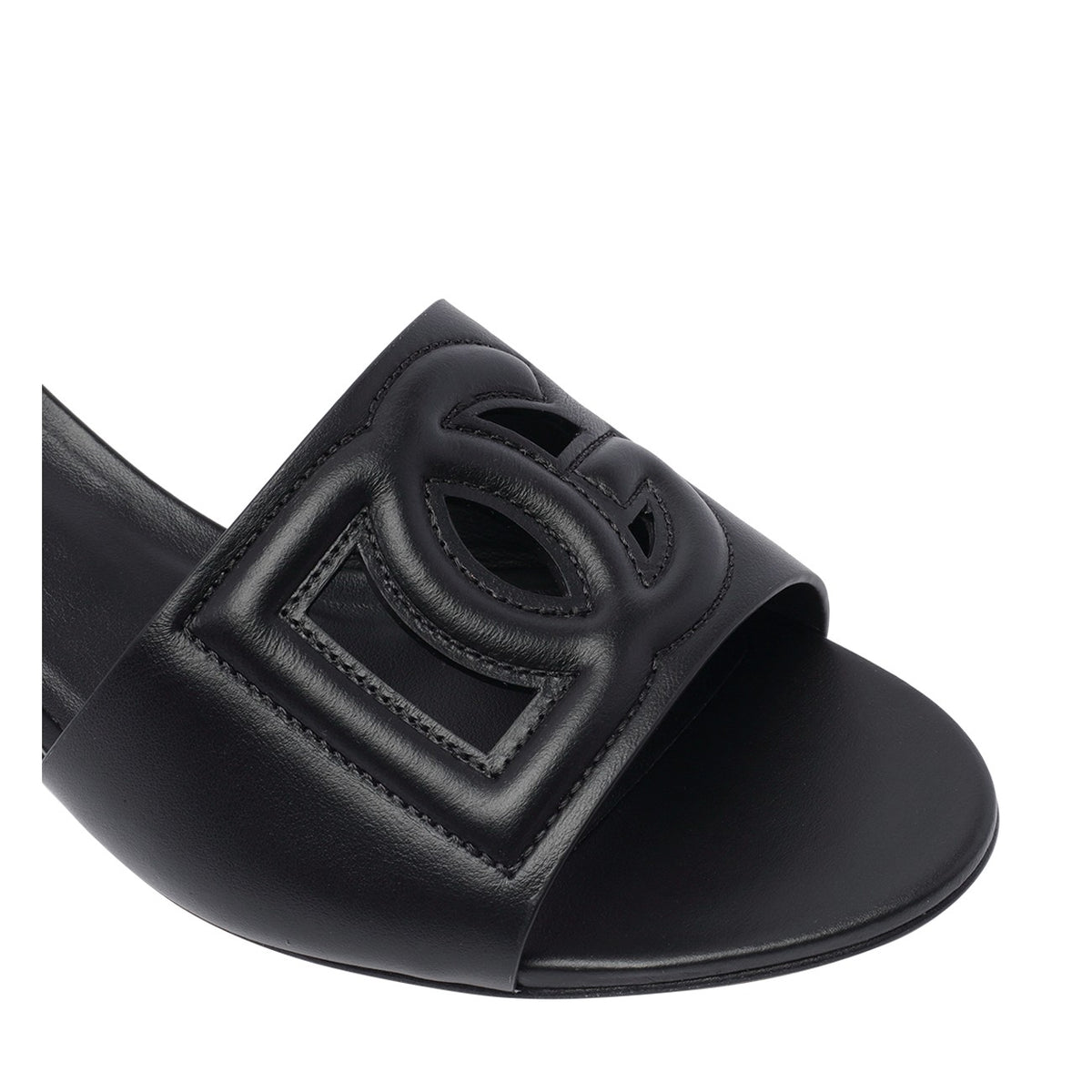 Dolce&Gabbana Dolce&Gabbana Women Calfskin Mules With Dg Millennials Logo