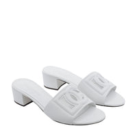 Dolce&Gabbana Dolce&Gabbana Women Calfskin Mules With Dg Millennials Logo