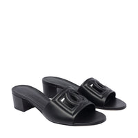Dolce&Gabbana Dolce&Gabbana Women Calfskin Mules With Dg Millennials Logo