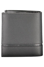 Calvin Klein Elegant Black Leather Men's Wallet with RFID Men's Block