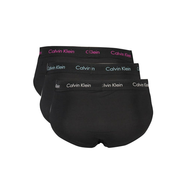 Calvin Klein Sleek Tri-Pack Men's Briefs with Contrast Men's Details