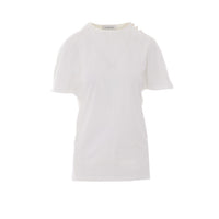 Lanvin Women Cape-Effect T-Shirt In Cotton And Silk