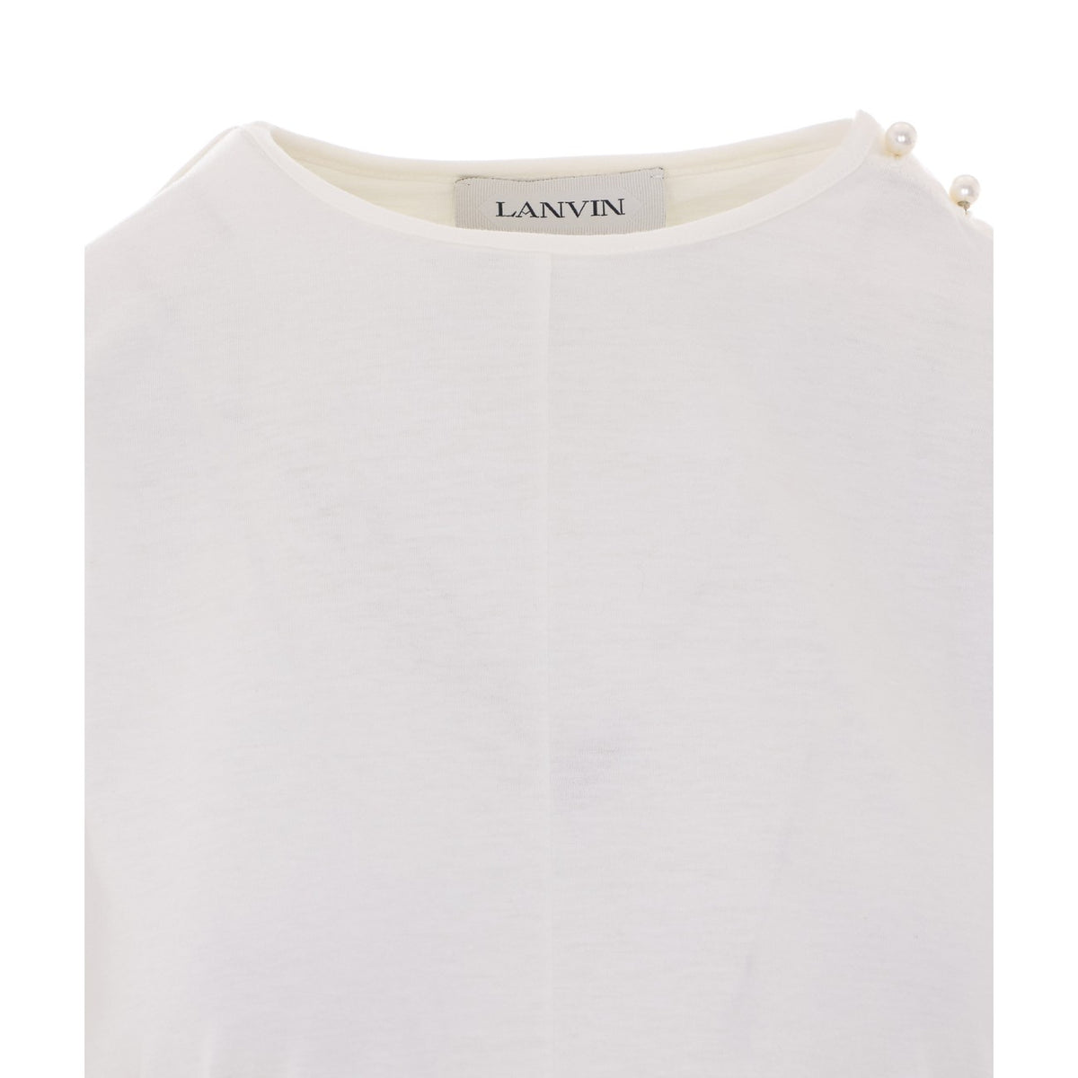 Lanvin Women Cape-Effect T-Shirt In Cotton And Silk
