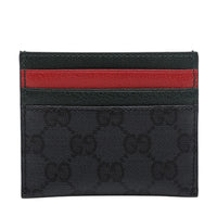 Gucci Gucci Men Card Holder With Card Case And Web Tape