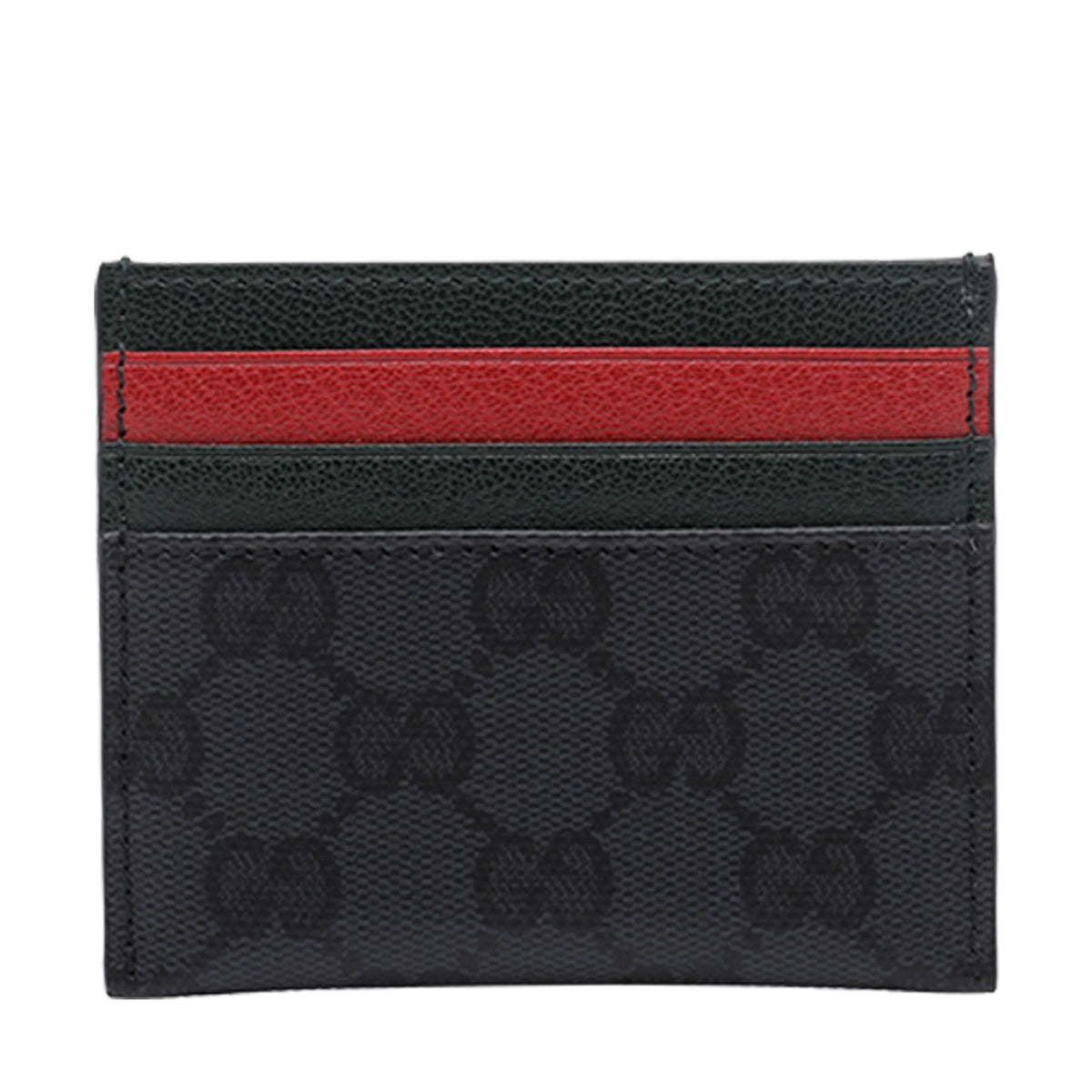 Gucci Gucci Men Card Holder With Card Case And Web Tape