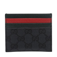 Gucci Gucci Men Card Holder With Card Case And Web Tape
