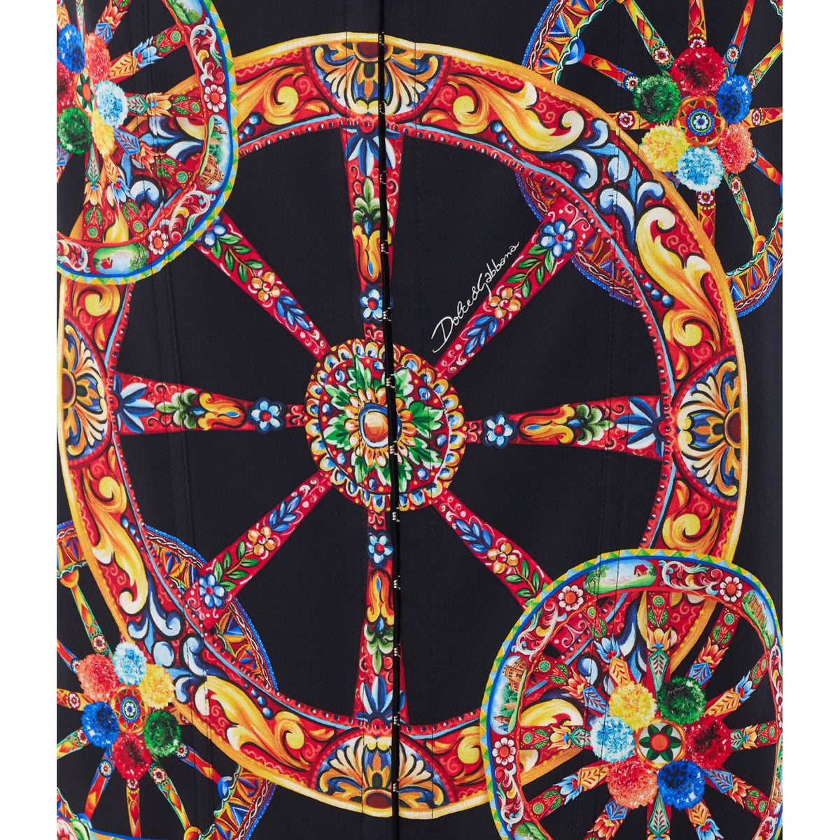 Dolce&Gabbana Dolce&Gabbana Women Carretto Print Long Skirt
