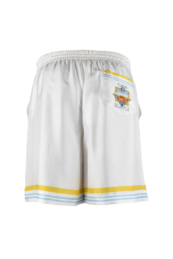 Casablanca Men Flower Court Icon Shorts