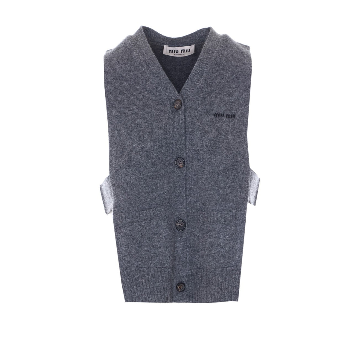 Miu Miu Women Cashmere Vest Cardigan