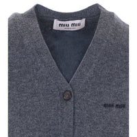 Miu Miu Women Cashmere Vest Cardigan