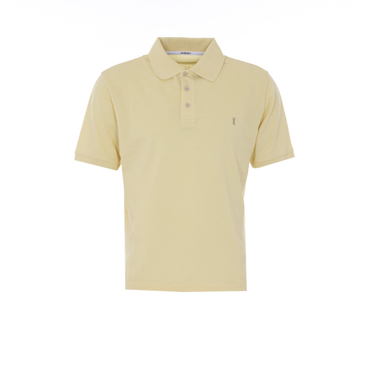 Saint Laurent Men Cassandre Piquet Polo