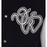 Off White Off White Men Cat Off Wool Regular Varsity Jacket