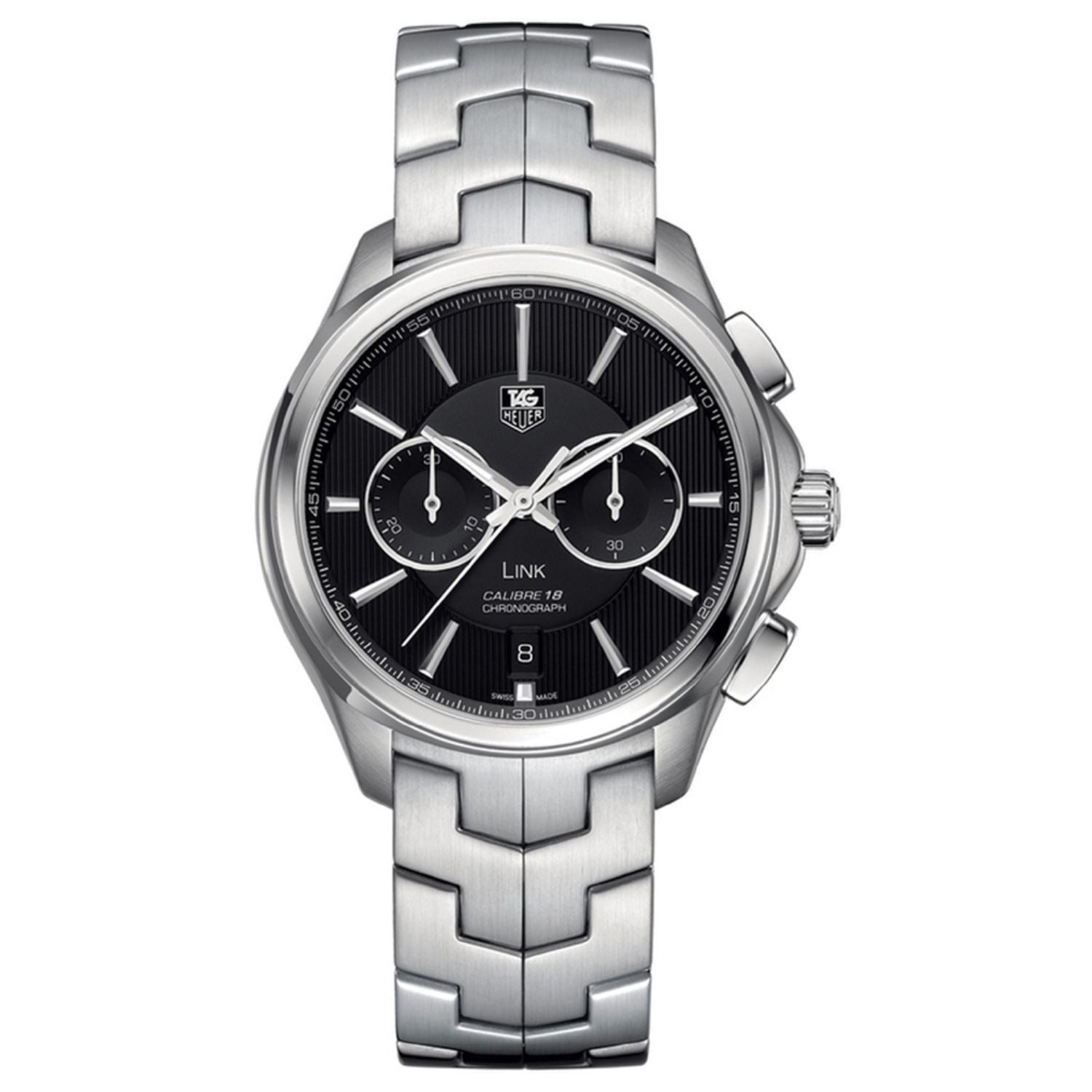 Tag Heuer Tag Heuer Men's Calibre 18 Black Dial Watch - CAT2110.BA0959
