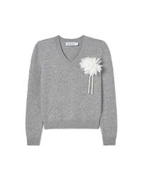 Self-portrait Self-Portrait Women Flower Wool Jumper