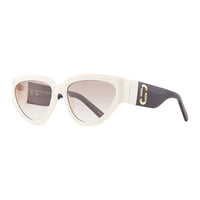 Marc Jacobs Sunglasses Cat Eye Full Rim, Red Pink Frame and Red Shaded Lens MARC645/S092YTX