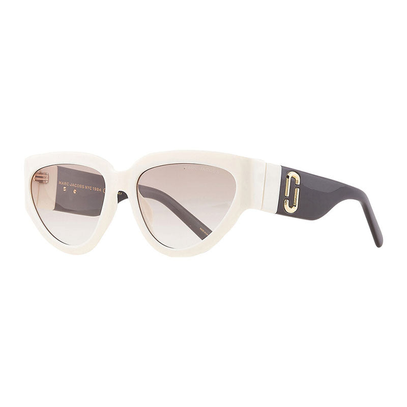 Marc Jacobs Sunglasses Cat Eye Full Rim, Red Pink Frame and Red Shaded Lens MARC645/S092YTX
