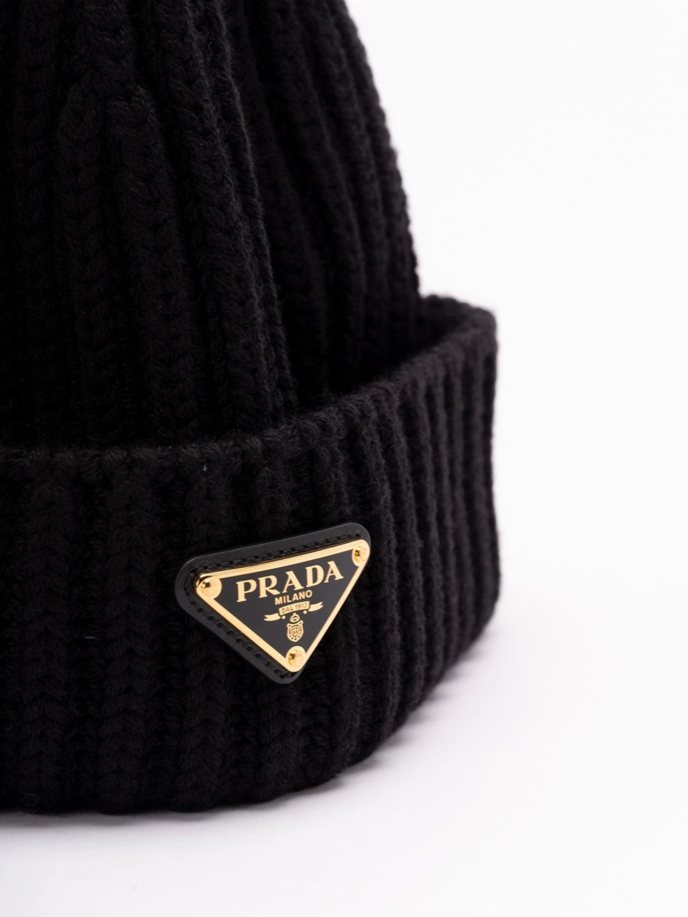 Prada Women Wool Beanie