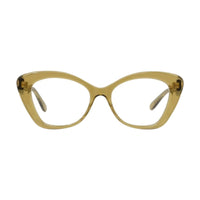 Loewe Loewe Eyeglasses Square Full Rim, Glossy Green Frame and Clear Demo Lens Lens LW50067I096