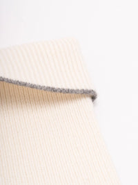 Brunello Cucinelli Men Cashmere Rib Knit Neck Warmer