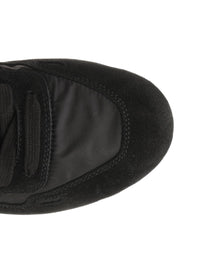 Rick Owens Men Minimal Sneakers With Suede