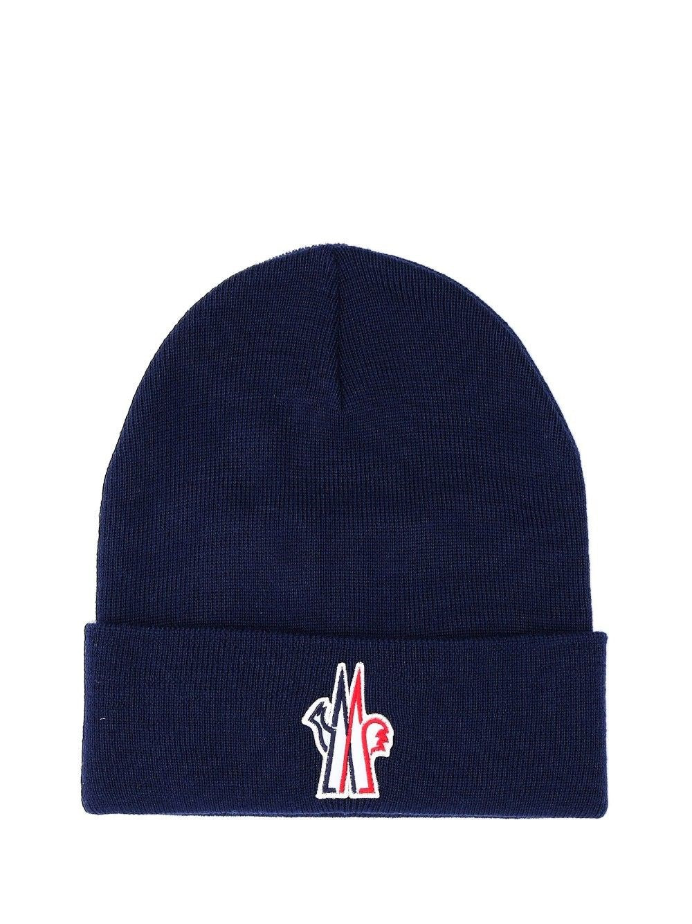 Moncler Grenoble Men Logo-Branded Wool Beanie