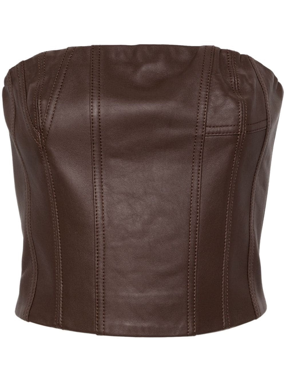 Amiri Women Leather Bustier