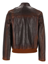Golden Goose Golden Goose Men Distressed-Effect Bomber Jacket