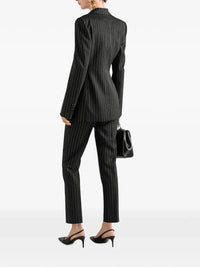 Dolce & Gabbana Women Turlington Single-Breasted Jacket In Pinstripe Wool