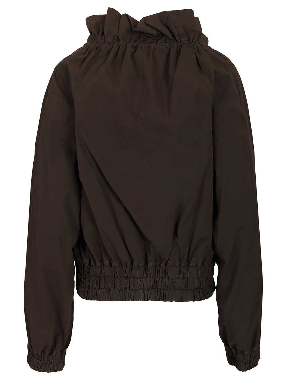 Dries Van Noten Dries Van Noten Women Cotton Blend Ruffled Jacket