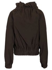 Dries Van Noten Dries Van Noten Women Cotton Blend Ruffled Jacket