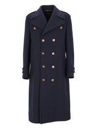 Dolce & Gabbana Men Double-Breasted Coat