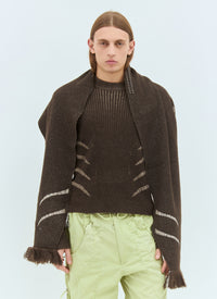 Charlie Constantinou Men Plated Pullover Hooded Sweater