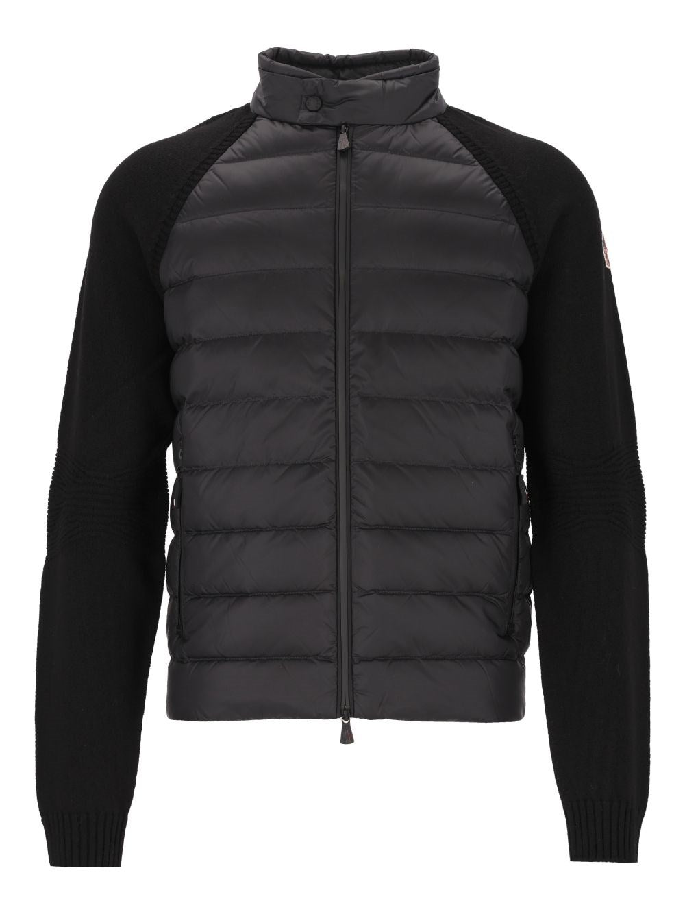 Moncler Grenoble Men Wool-Blend Zip-Up Padded Cardigan