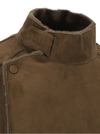 Giorgio Armani Men Double-Breasted Trench Coat