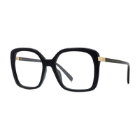 Stella McCartney Stella McCartney Eyeglasses Square Full Rim, Shiny Black Frame and Clear Demo Lens Lens SC50044I001