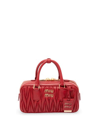 Miu Miu Women `Arcadie` Matelassé Nappa Leather Bag