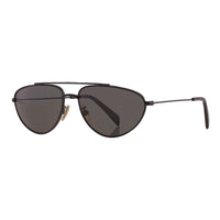 Celine Sunglasses Aviator Full Rim, Matte Black Frame and Smoke Lens CL40077U02A