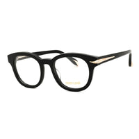 Roberto Cavalli Eyeglasses Round Full Rim, Shiny Black Frame and Clear Demo Lenses Lens VRC044S700Y