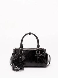 Miu Miu Women Shiny Leather Handbag